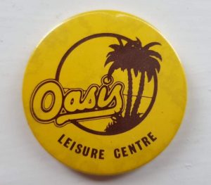 A Salute to the Oasis - a retro Oasis badge